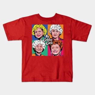 The Golden Girls Pop Art Kids T-Shirt